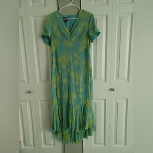 Vintage 90's Silk Green Dress